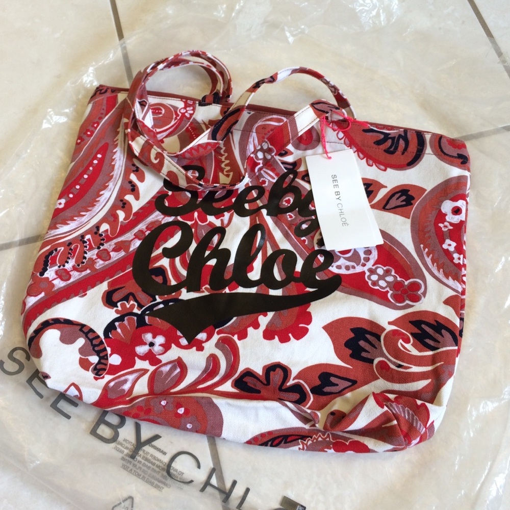 See By Chloe Canvas Tote Bag